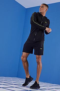 Boohoo Man Gym Muscle Fit Short Tracksuit