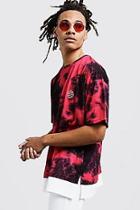 Boohoo Oversized Tie Dye T-shirt With Faux Layer
