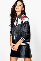 Boohoo Eliza Boutique Western Yoke Tasselled Bomber