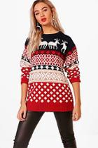 Boohoo Reindeers Christmas Sweater
