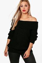 Boohoo Plus Nina Chunky Knitted Jumper