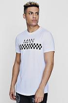 Boohoo Man Checkerboard Print T-shirt