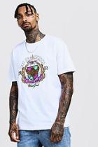 Boohoo Loose Fit Crew T-shirt With Embroidery
