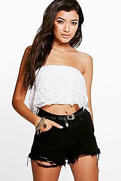 Boohoo Emma Crochet Lace Bandeau