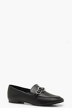 Boohoo Ring Detail Loafers