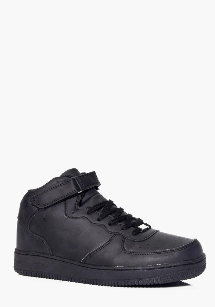 Boohoo High Top Trainers Black