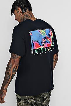 Boohoo Back Print Oversized T-shirt