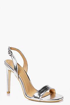 Boohoo Anya Sling Back Two Part Sandal