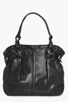 Boohoo Sophie Metal Trim Slouch Day Bag Black