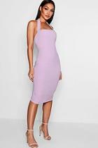 Boohoo Halter Strap Midi Dress