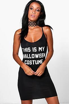 Boohoo Creo Halloween Costume Bodycon Dress