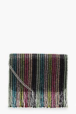 Boohoo Rainbow Bead Cross Body