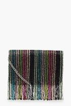 Boohoo Rainbow Bead Cross Body