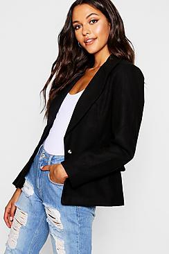 Boohoo Wool Look Blazer