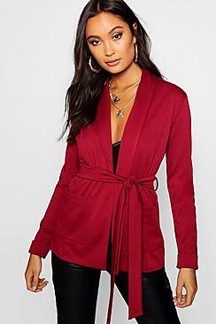 Boohoo Belted Pocket Kimono