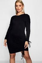 Boohoo Plus Lettie Ruched Detail Bodycon Dress