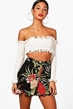 Boohoo Josephine Double Layer Shorts