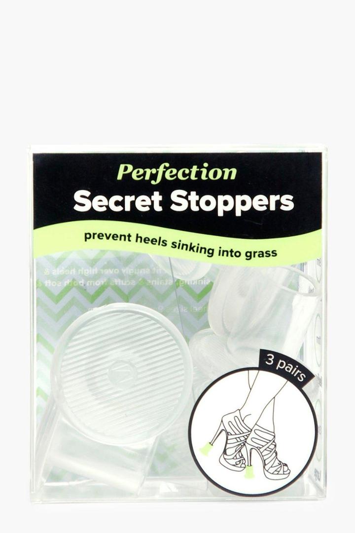 Boohoo Secret Heel Stoppers Clear