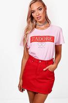 Boohoo Lauren J'adore T-shirt
