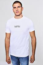 Boohoo Original Man T-shirt With Rolled Sleeves