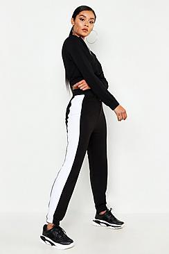 Boohoo Contrast Panel Sweat Jogger
