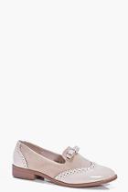 Boohoo Charlotte Bow Front Loafer