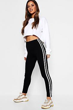 Boohoo Petite Double Side Strip Legging