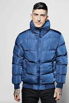 Boohoo Concealed Hood Puffer Jacket