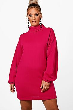 Boohoo Plus Lydia Oversized Jumper Dress
