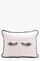 Boohoo Piped Eyelash Embroidery Cushion