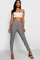Boohoo Gingham Pocket Front Trousers