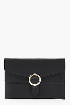 Boohoo Laura Circle Ring Clutch