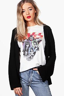 Boohoo Natasha Wide Sleeve Oversized Cardigan