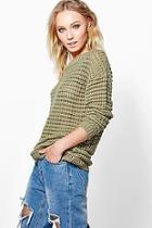 Boohoo Grace Bubble Stitch Jumper