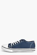 Boohoo Maisie Lace Up Canvas Flat