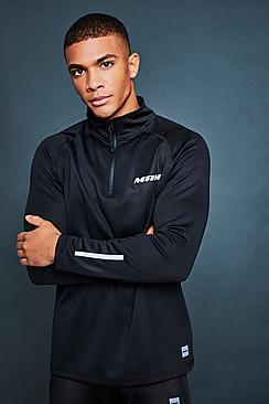 Boohoo Man Active Gym Funnel Neck Top