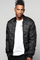 Boohoo Quilted Padded Bomber Jacket