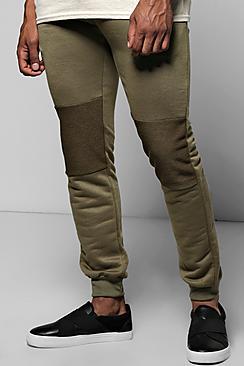 Boohoo Skinny Fit Reverse Loop Back Biker Joggers