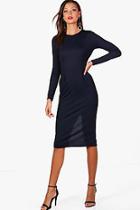 Boohoo Tall Holly Belted Midi Dress