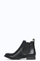 Boohoo Alice Elastic Insert Flat Chelsea Boot