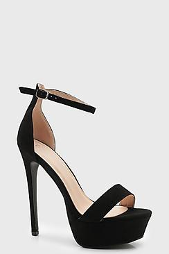 Boohoo Two Part Sky Scraper Platform Heels