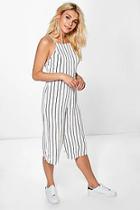 Boohoo Emily High Neck Open Back Jumpsuit