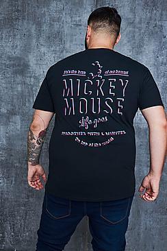 Boohoo Big And Tall Disney Classic Back Print T-shirt
