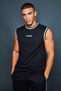Boohoo Man Active Gym Baseball Top