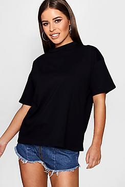 Boohoo Petite Annie Oversized Boyfriend T-shirt
