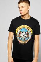 Boohoo Guns N Roses T Shirt Black
