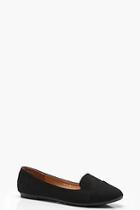 Boohoo Mia Toe Cap Slipper Ballets