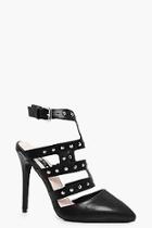 Boohoo Lottie Stud Caged Front Court