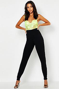 Boohoo Tall Rib Joggers