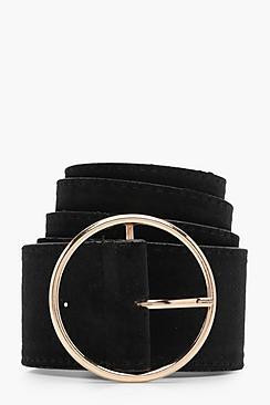 Boohoo Millie Thin Circle Boyfriend Belt